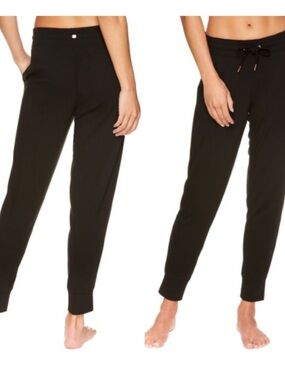 Gaiam Black Slim Jogger Lounge Pants
